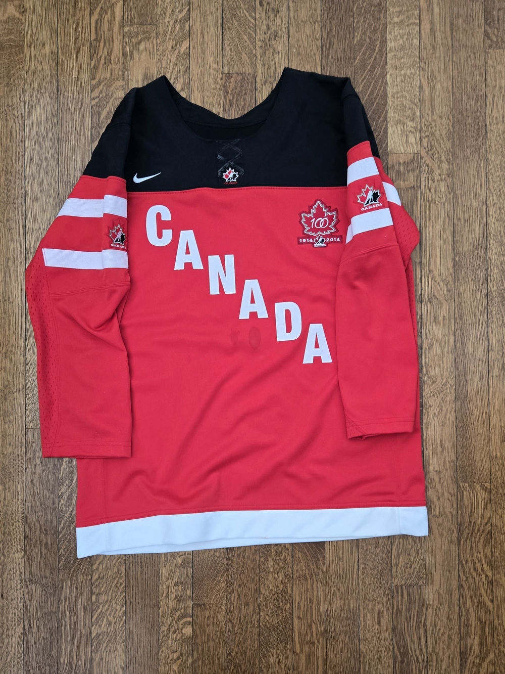 Hockey Canada 100 Anniversary Red Nike Jersey